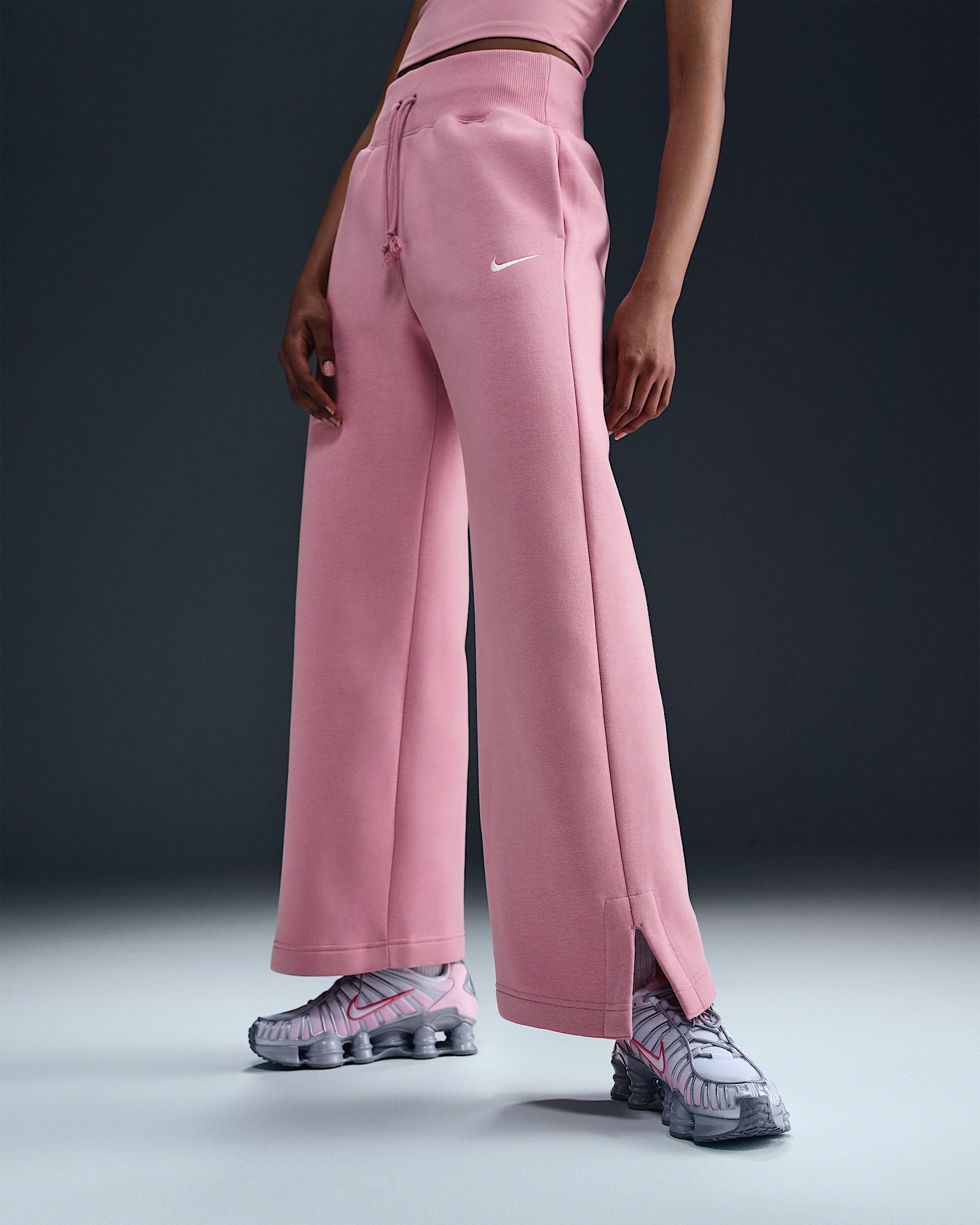 Nike Sportswear Phoenix Fleece Women's High-Waisted Wide-Leg Sweatpants - 2