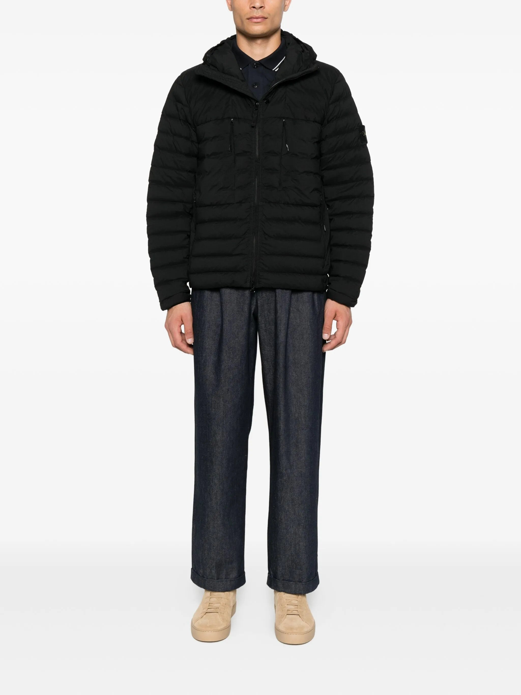 Stone Island 4100020 Hooded Quilted Jacket - 3