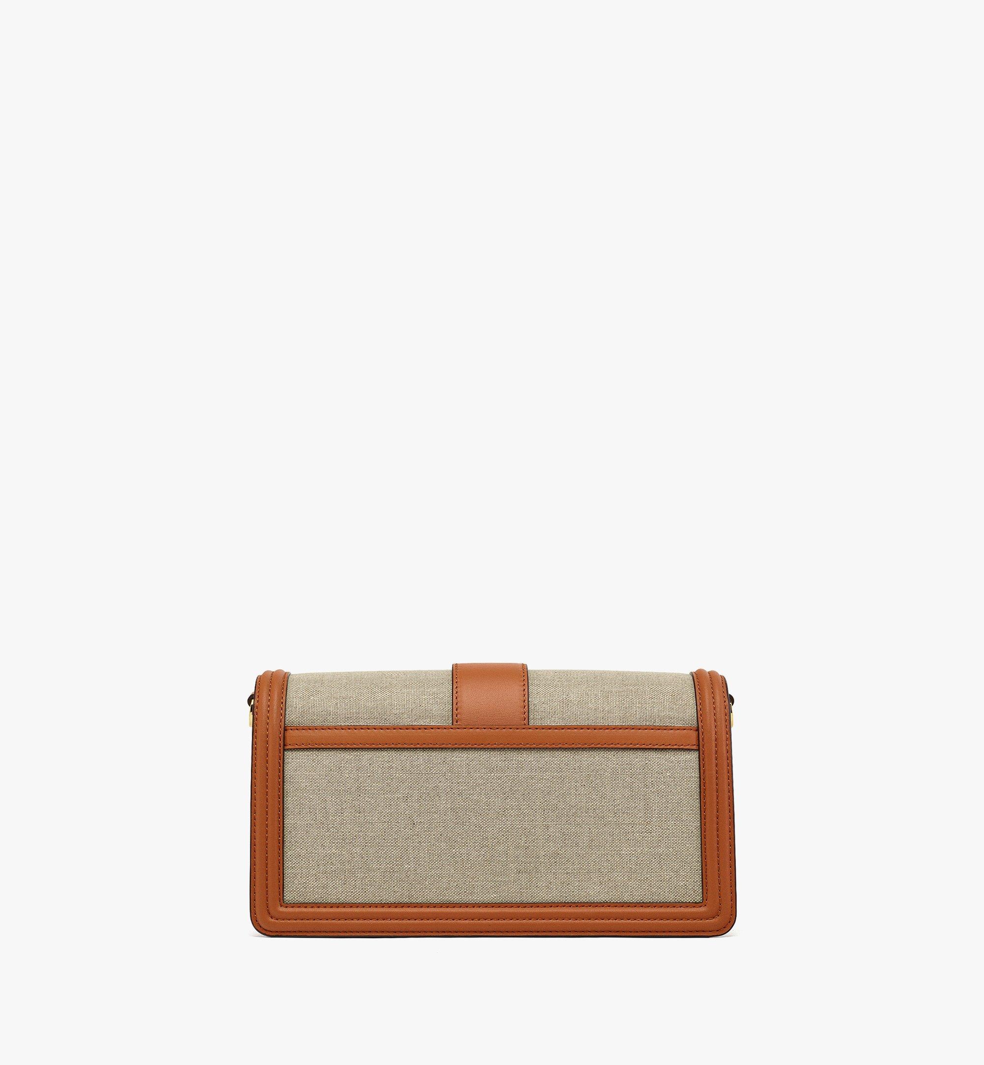 Tracy Shoulder Bag in Linen Leather Mix - 4