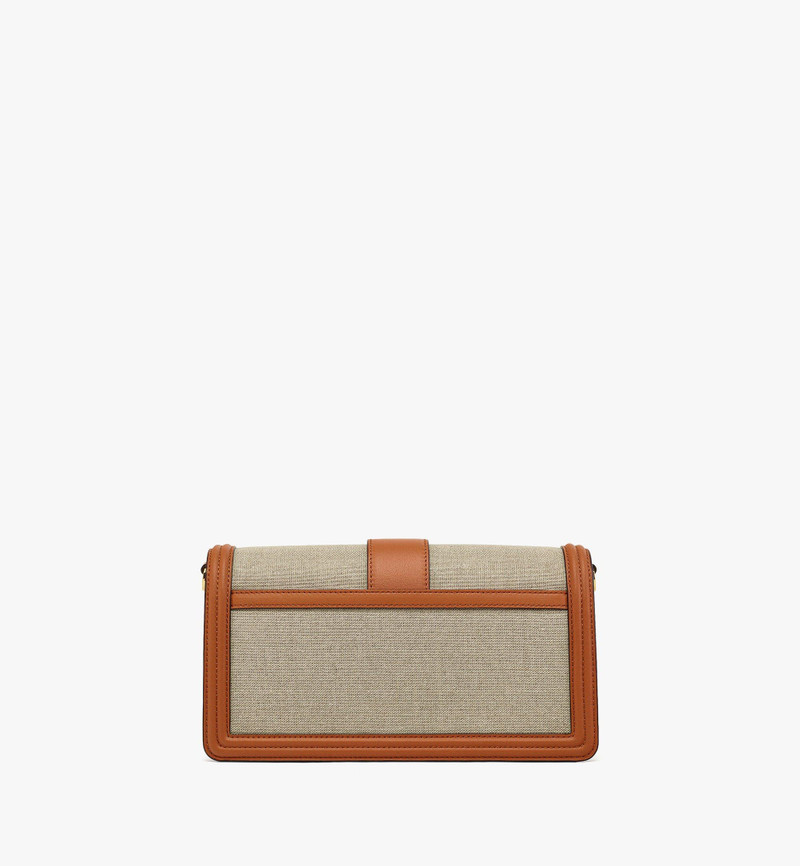 Tracy Shoulder Bag in Linen Leather Mix 4