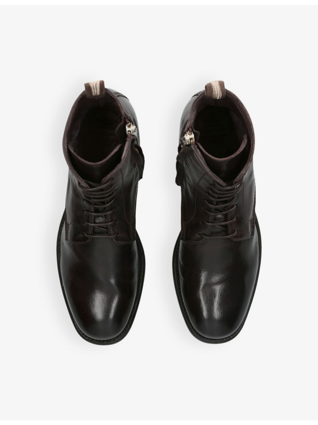 Calixte lace-up leather ankle boots - 2