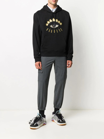 KENZO Eye print hoodie outlook