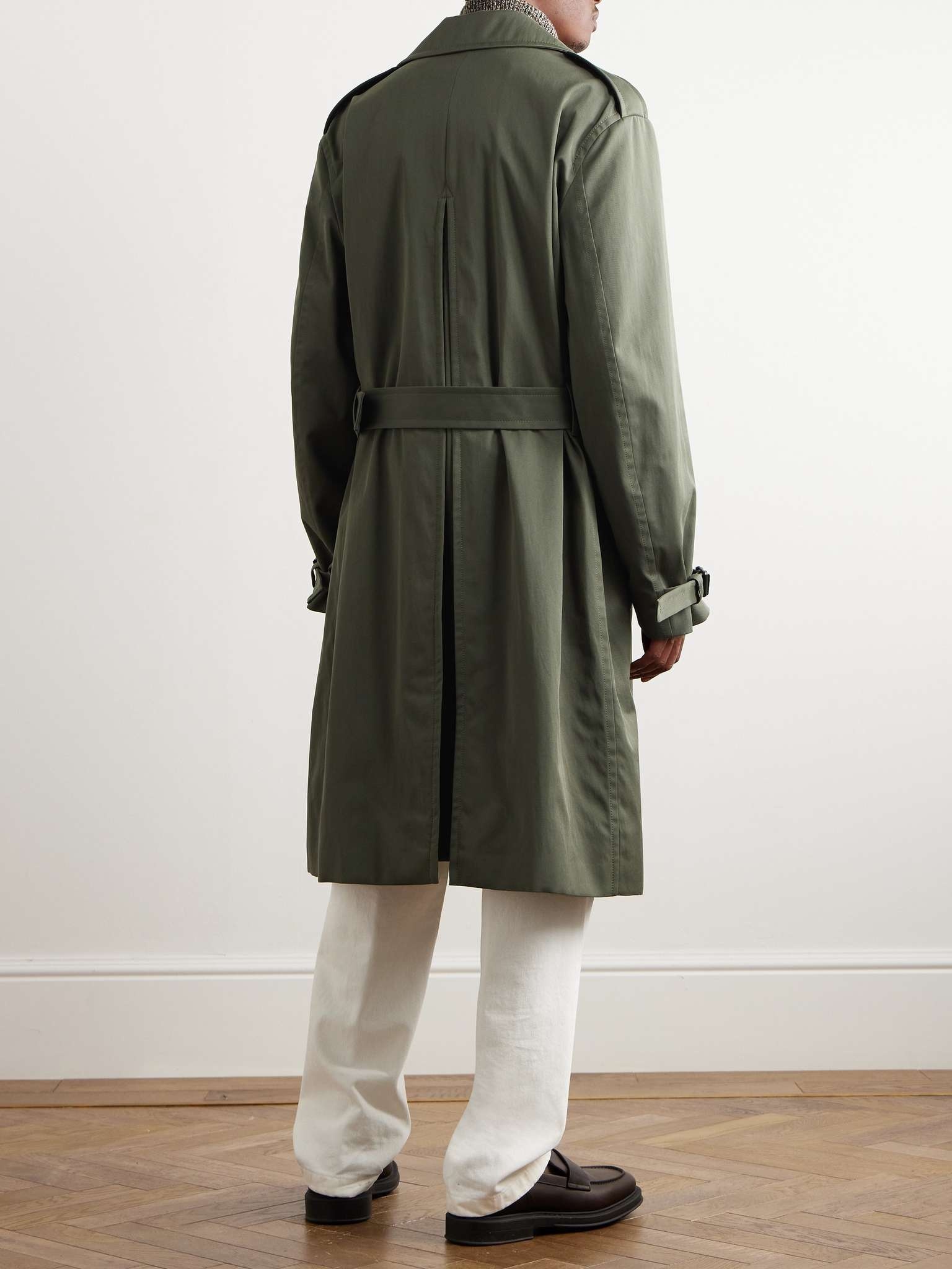 Nevado Belted Cotton-Twill Coat - 4