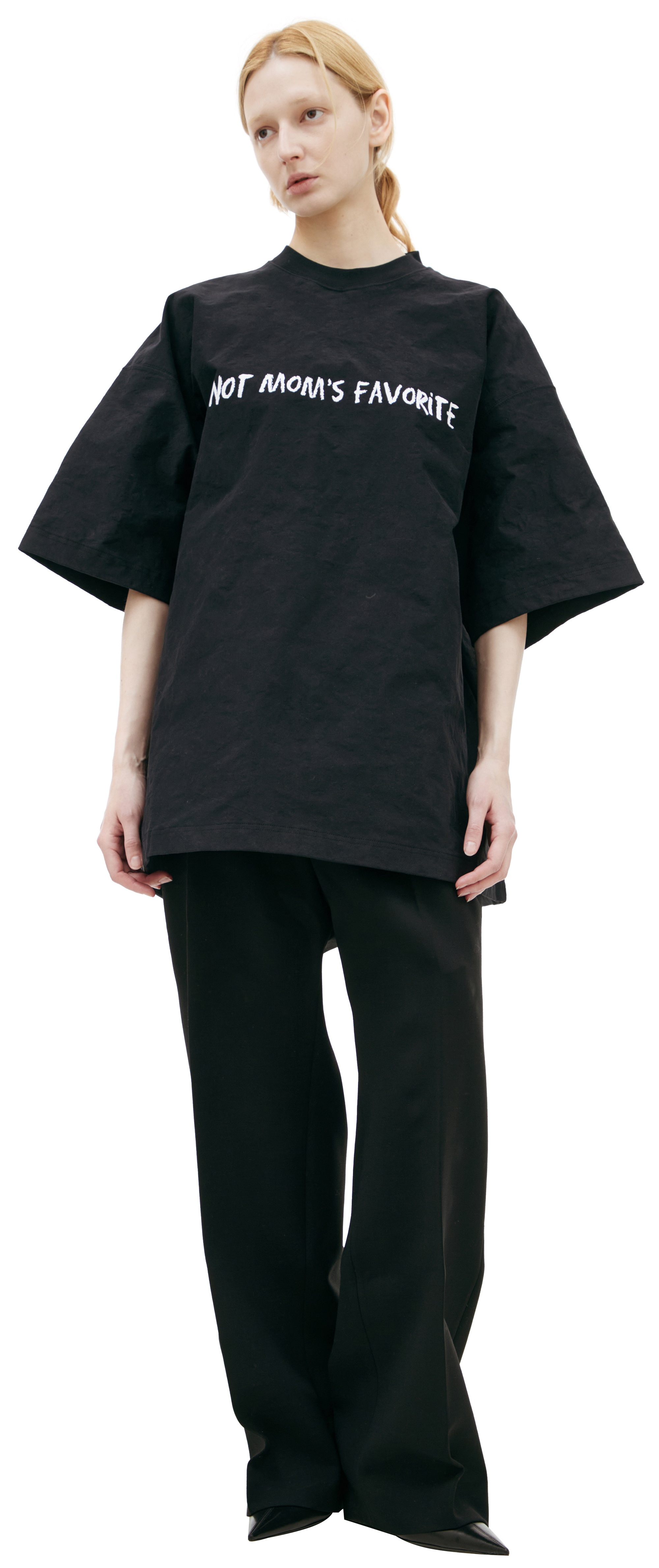 'NOT MOMS' PRINT T-SHIRT - 1