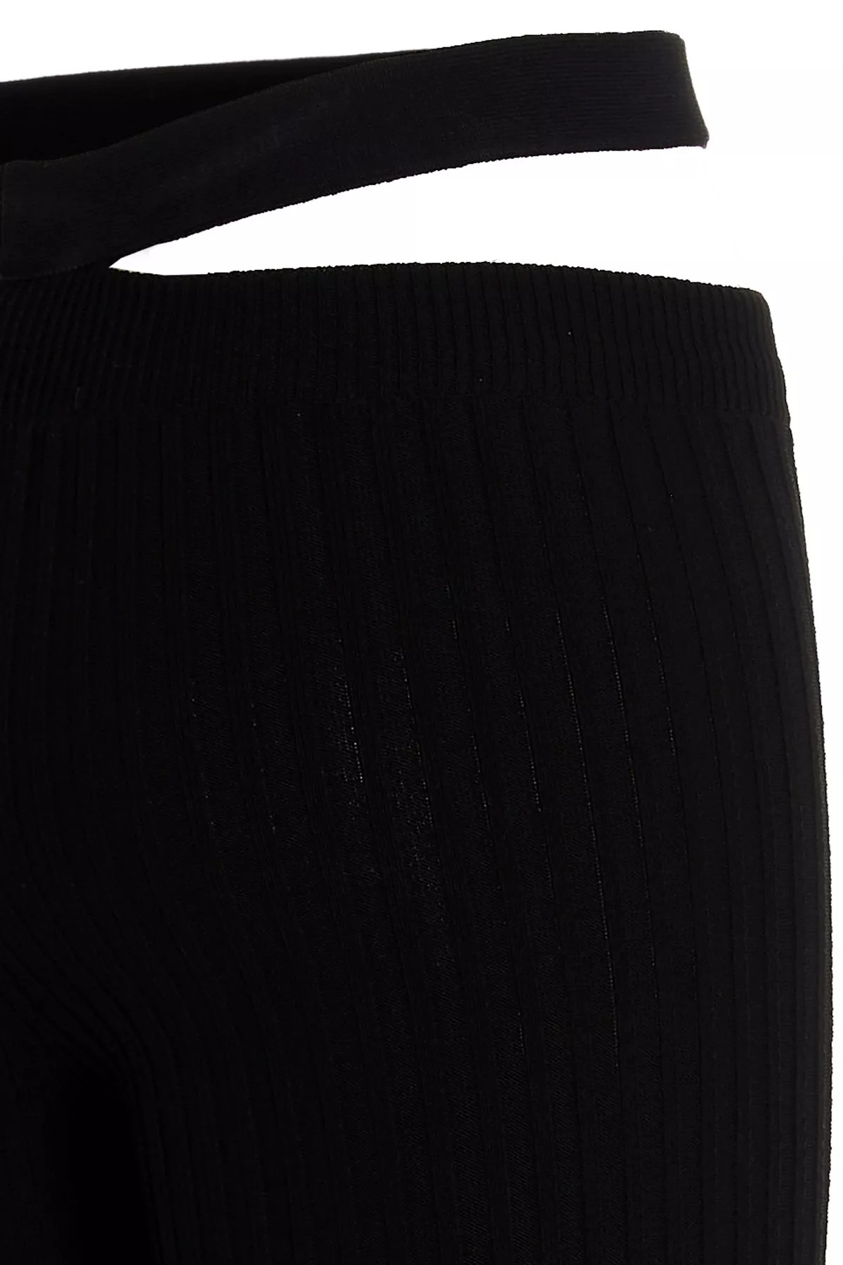 Ribbed flared trousers - 5