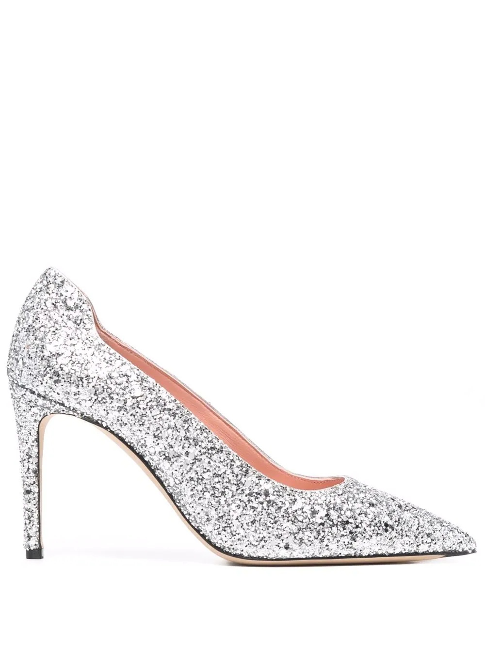 embellished pointed pumps - 1