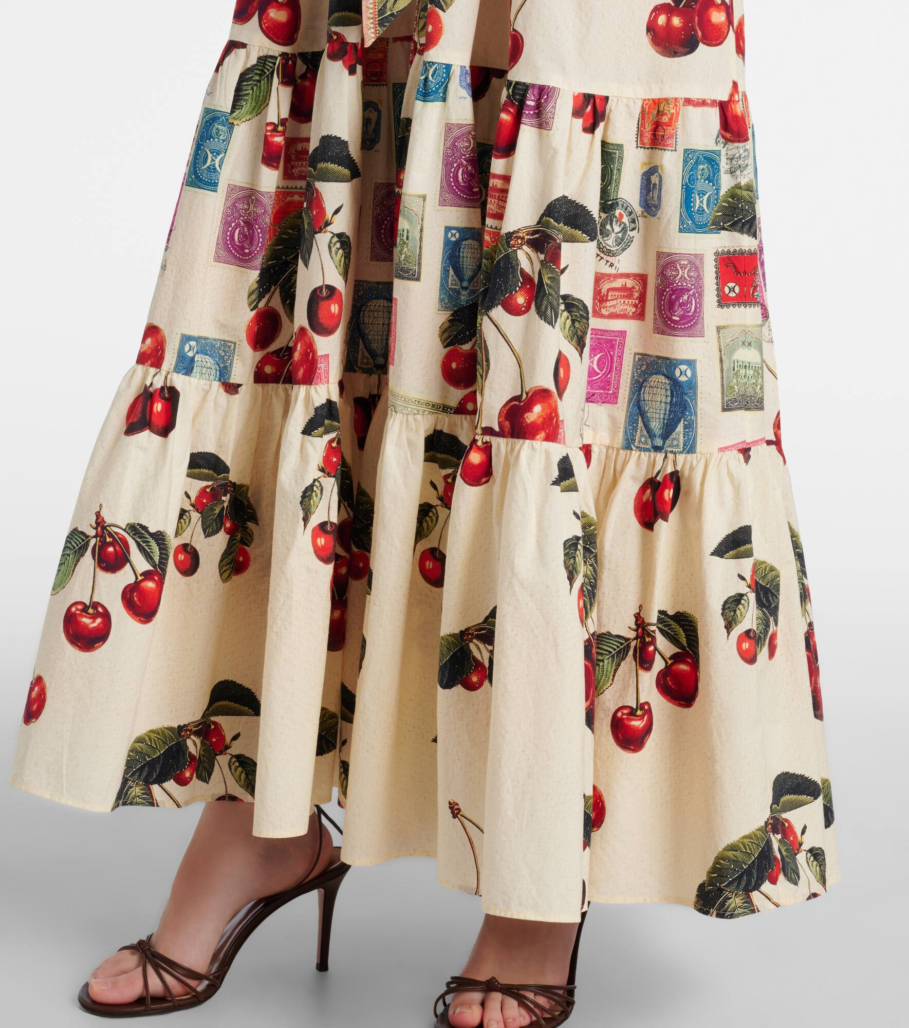 Notes From The Road printed cotton shirt dress - 5