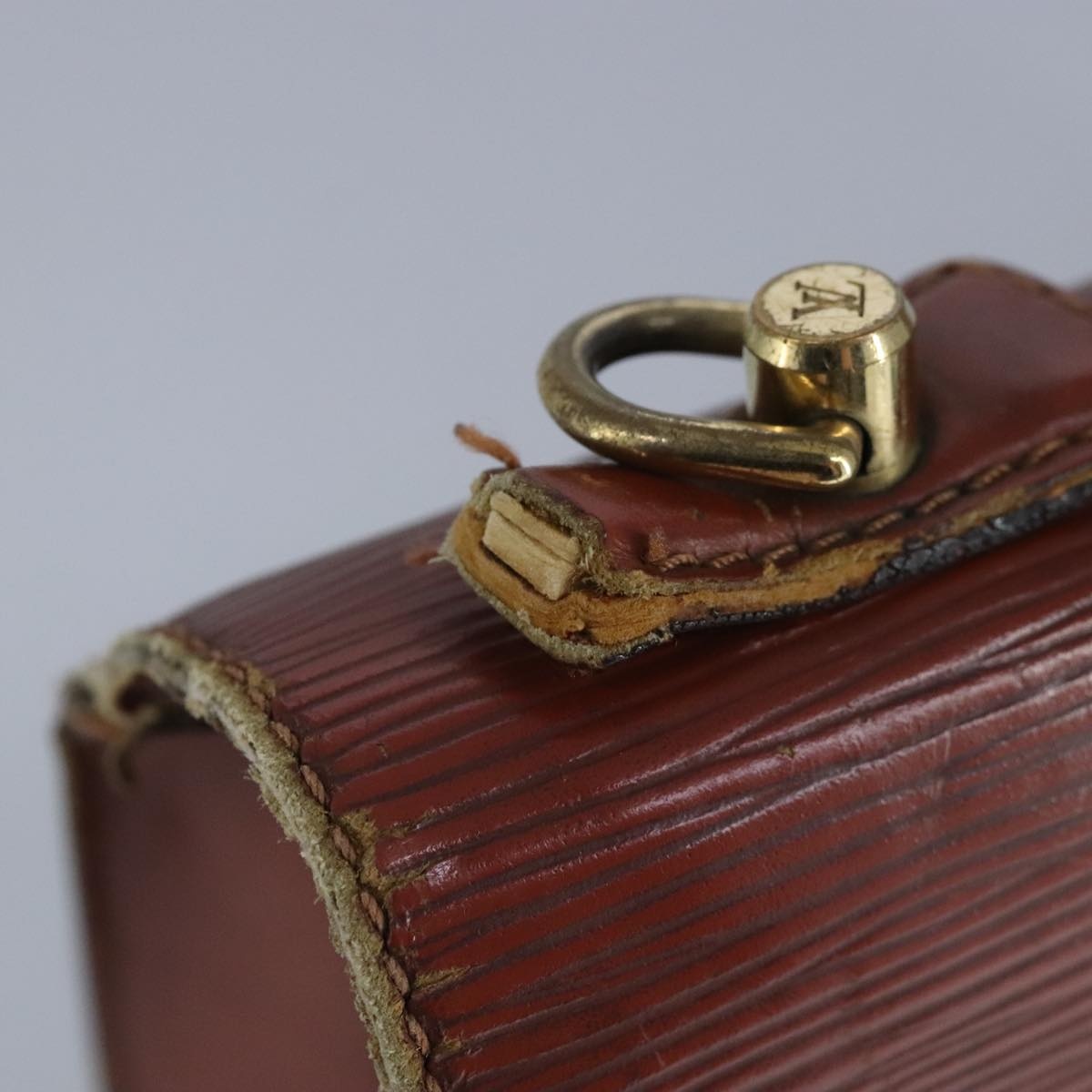 LOUIS VUITTON Epi Monceau 28 Hand Bag Brown M52123 - 12