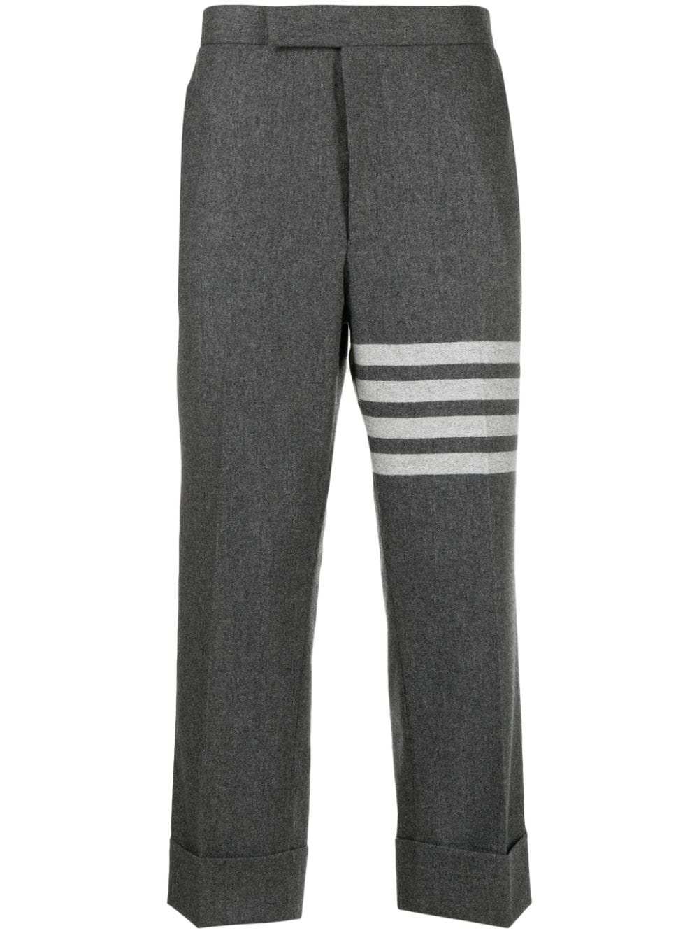 THOM BROWNE Men Low Rise Drop Crotch Backstrap Trouser In Engineered 4 Bar Flannel - 5