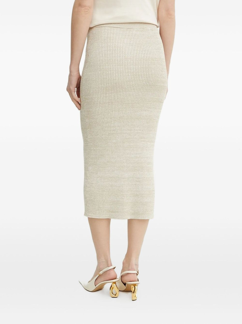 BOSS ribbed midi skirt outlook