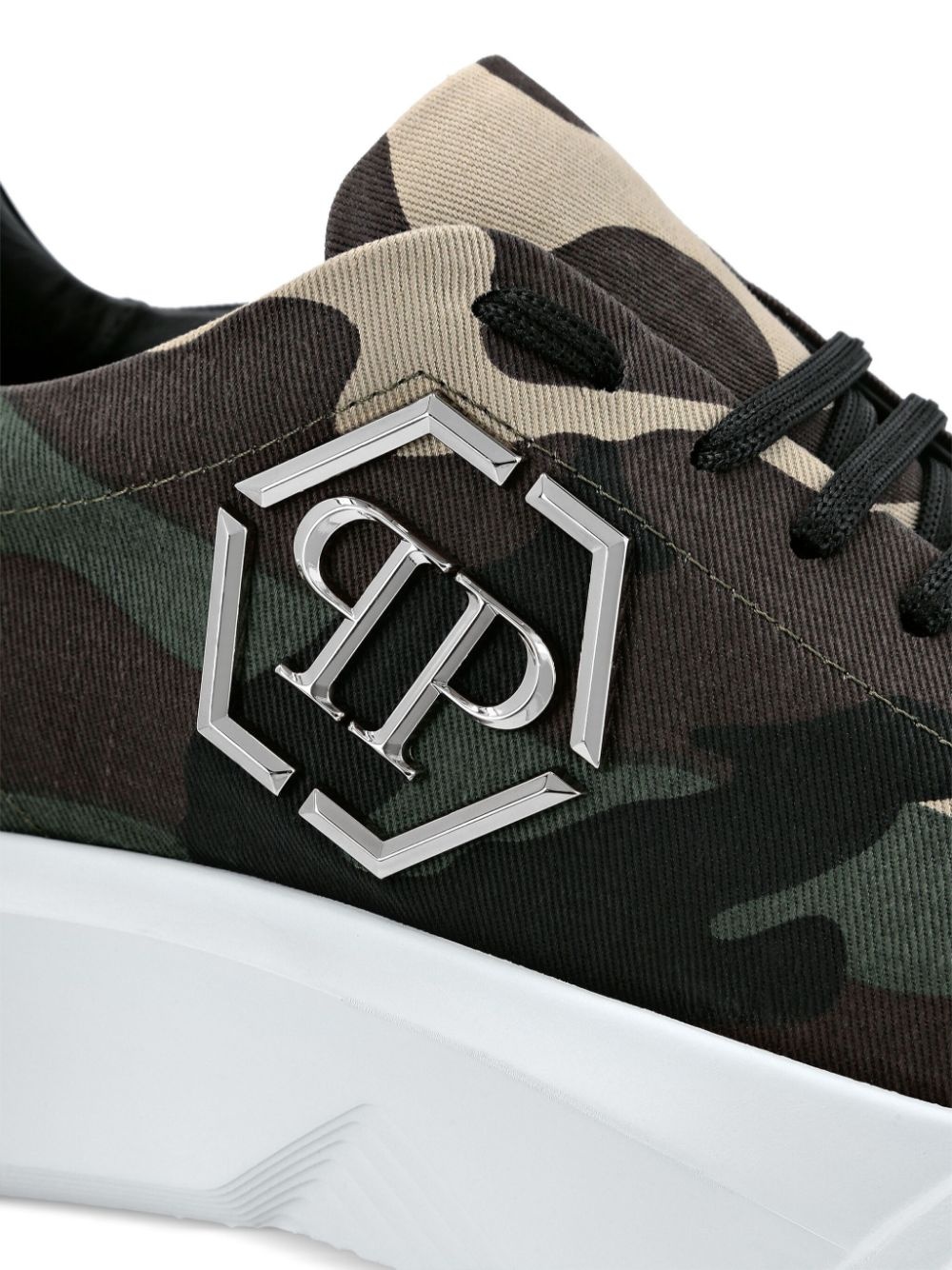 Godzilla leather sneakers - 4