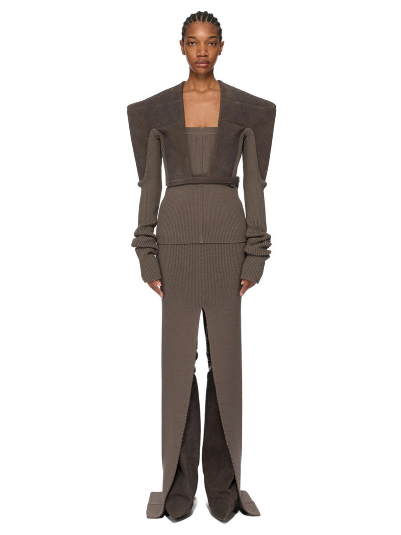 Rick Owens knitted tube top outlook