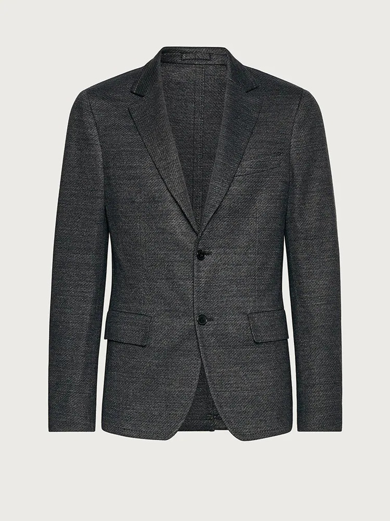 UNLINED SINGLE BREASTED BLAZER 1