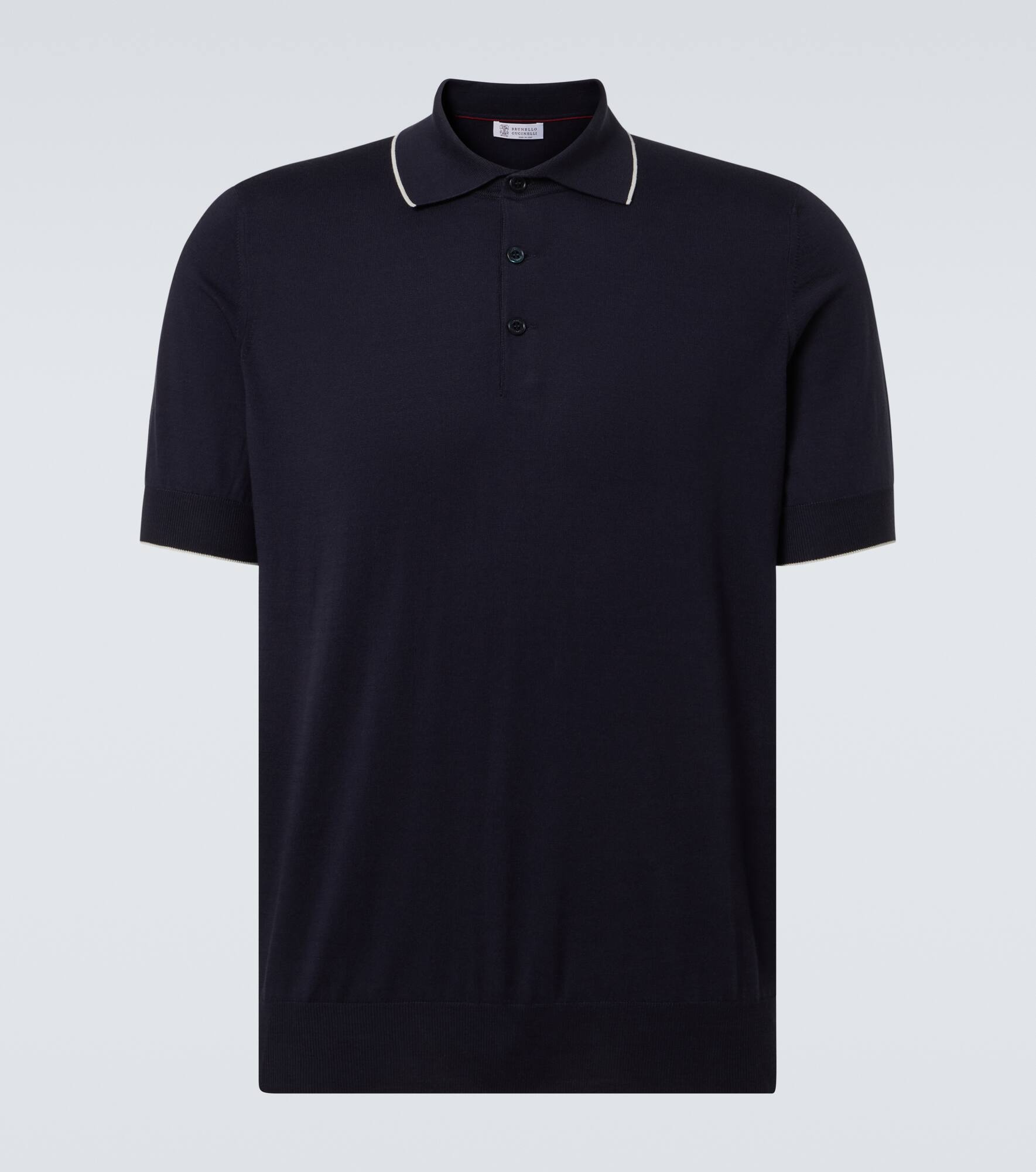 Cotton polo shirt - 1