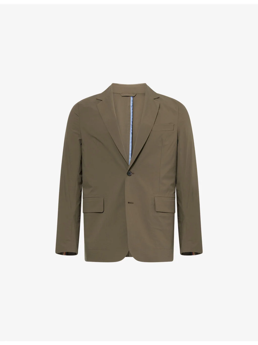 Notch-Lapels Regular-Fit Woven Blazer - 1