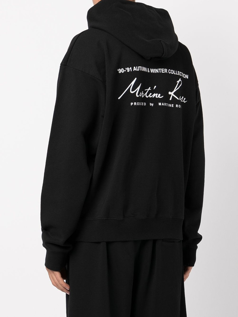 logo-print oversized hoodie 4