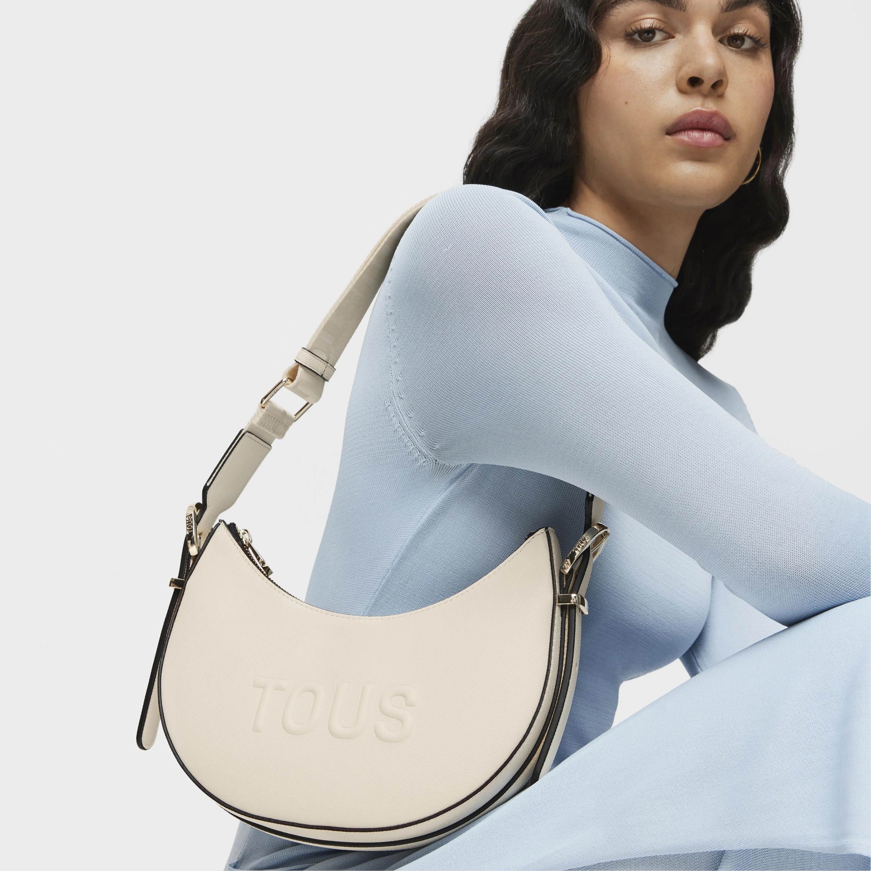 Medium beige Shoulder bag TOUS Brenda - 1