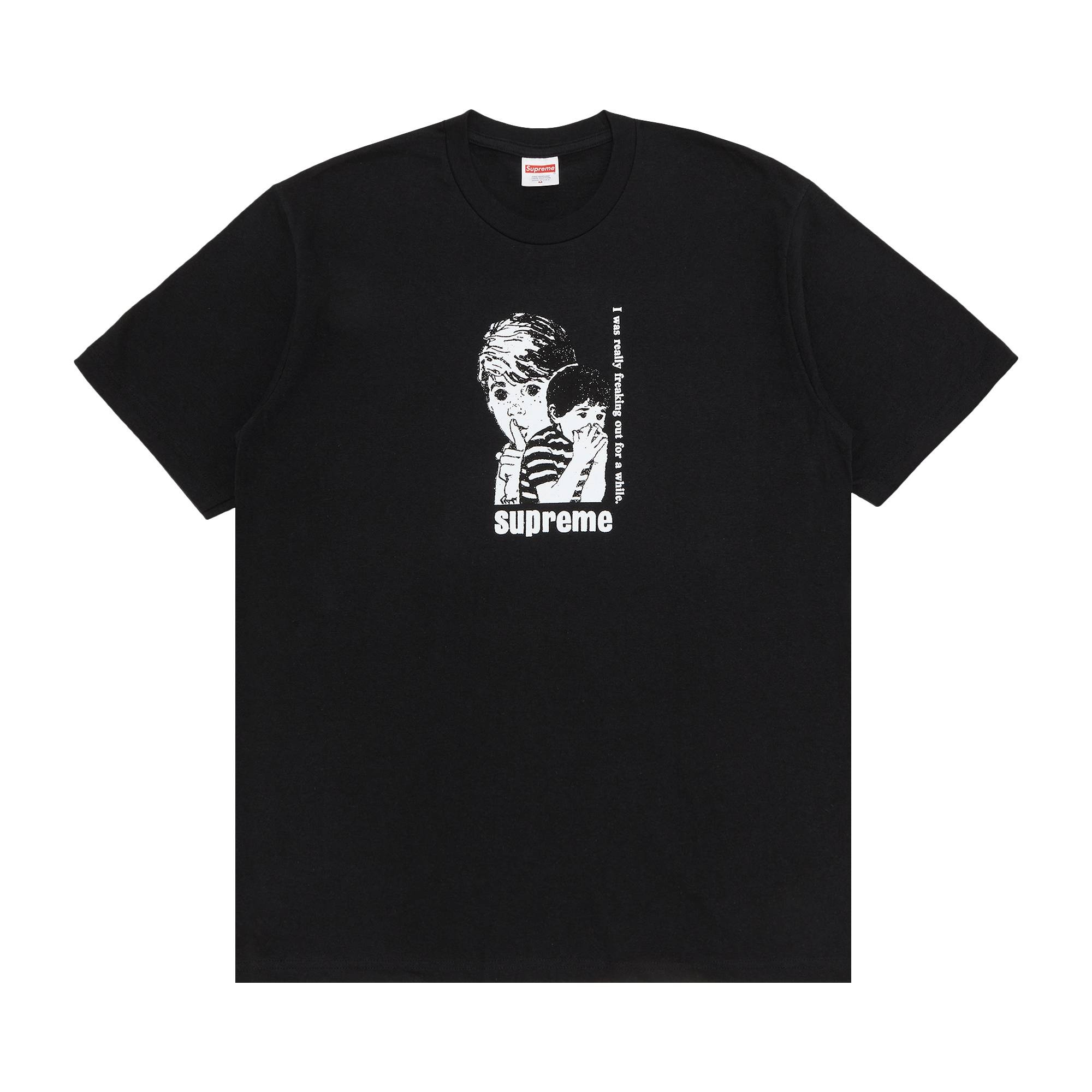 Supreme Supreme Freaking Out Tee 'Black' | REVERSIBLE