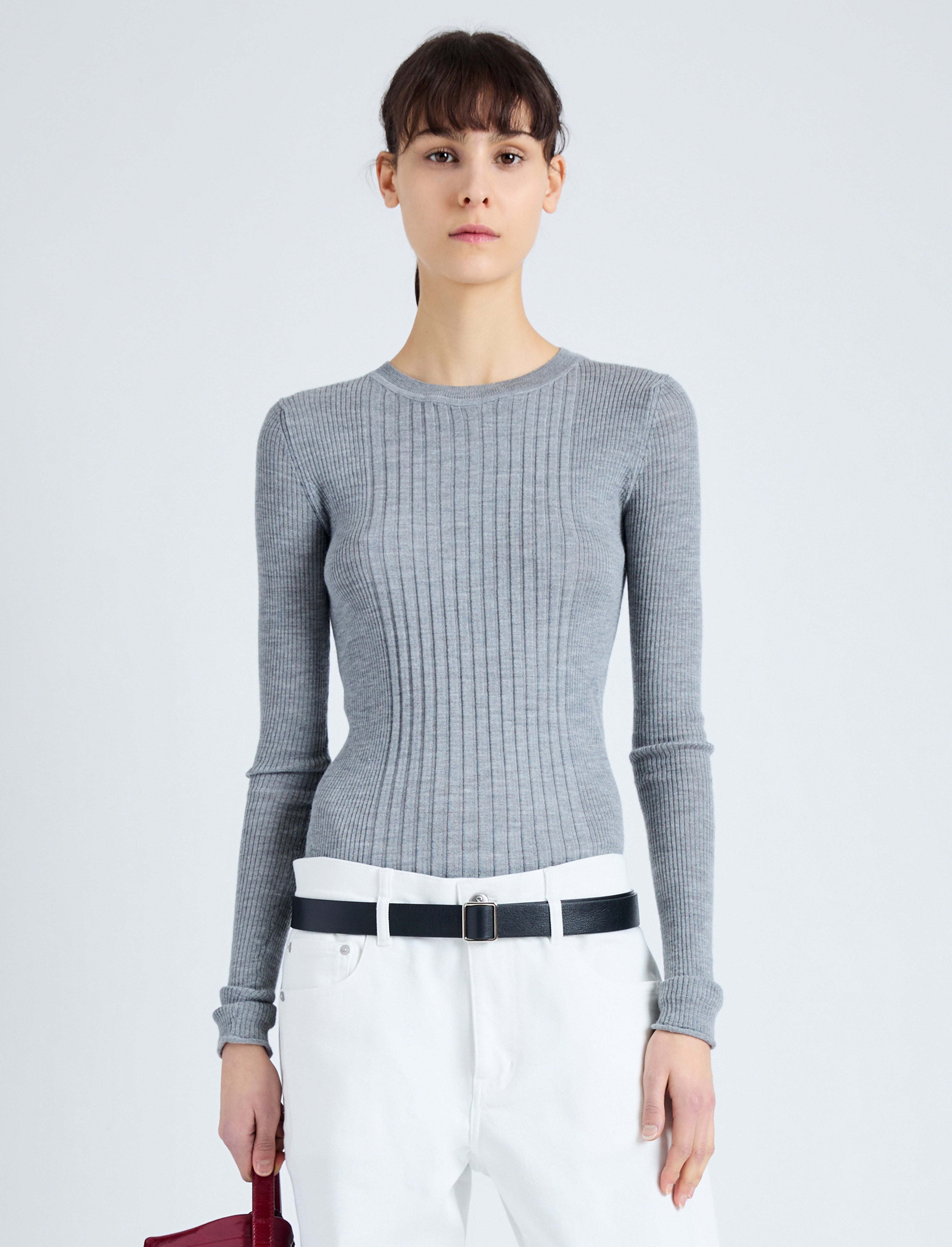 Cassidy Sweater in Superfine Merino Silk - 2