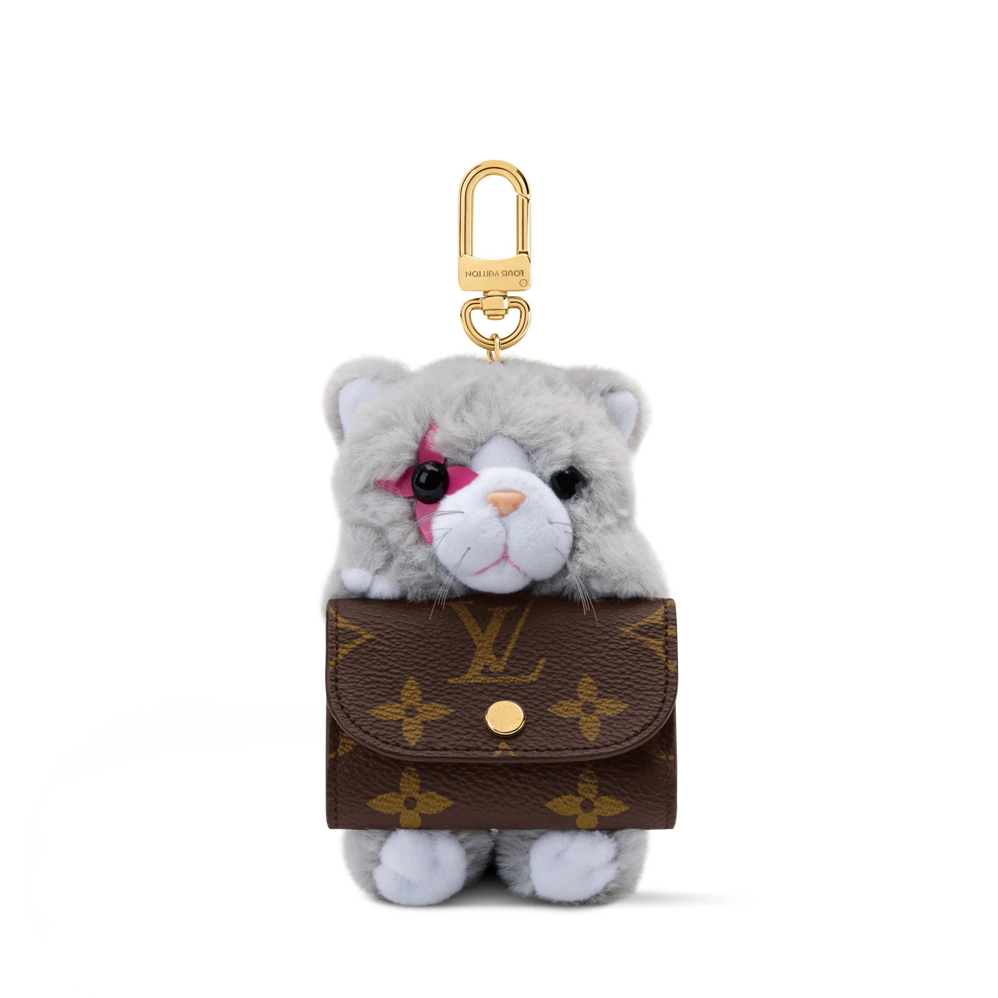 LV Cute Kitten Bag Charm - 1
