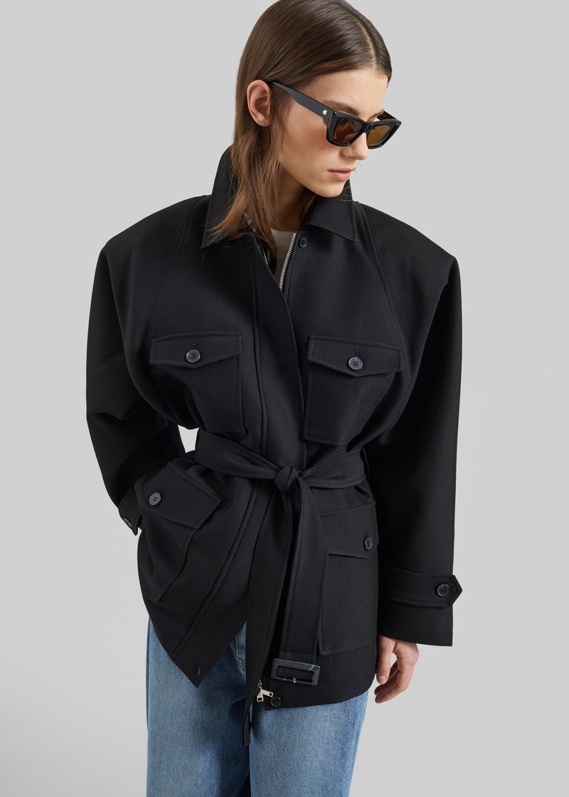 Trevose Padded Utility Jacket - Black 3