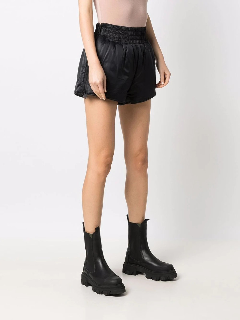 side-zip padded shorts 3