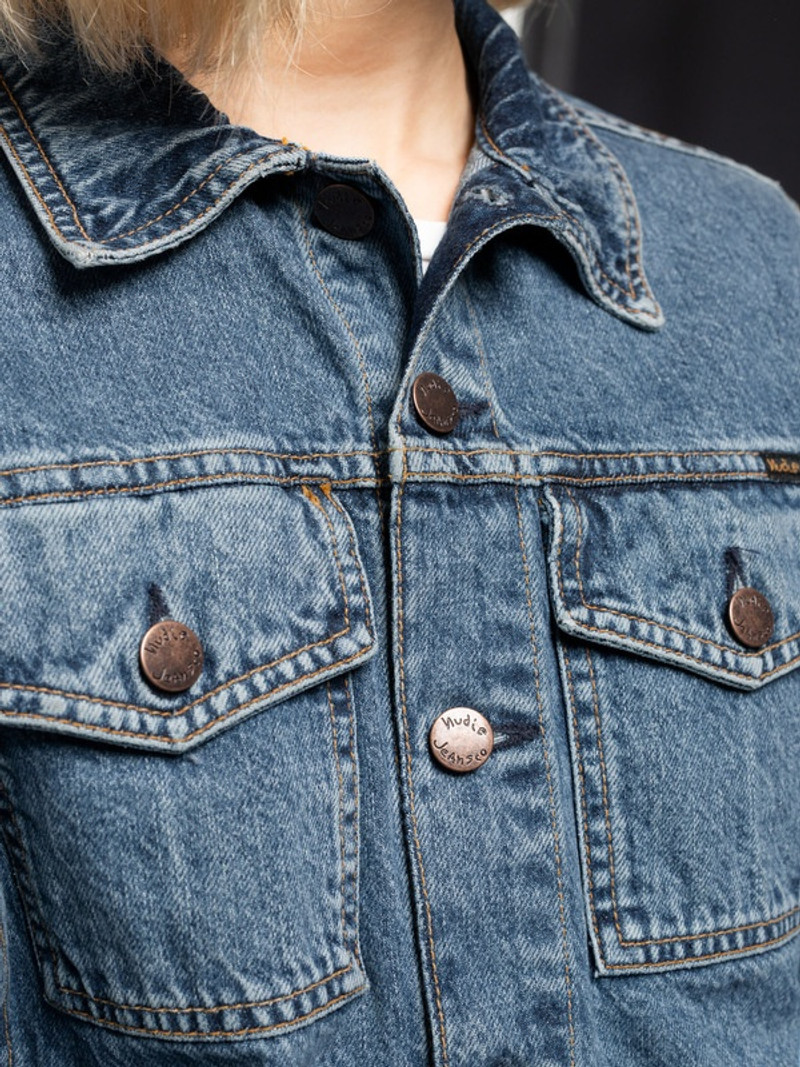 Bettina Pure Blue Denim Jacket 3