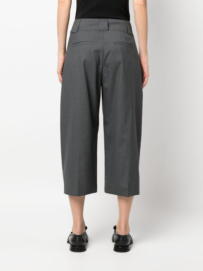 pressed-crease wool cropped trousers 4