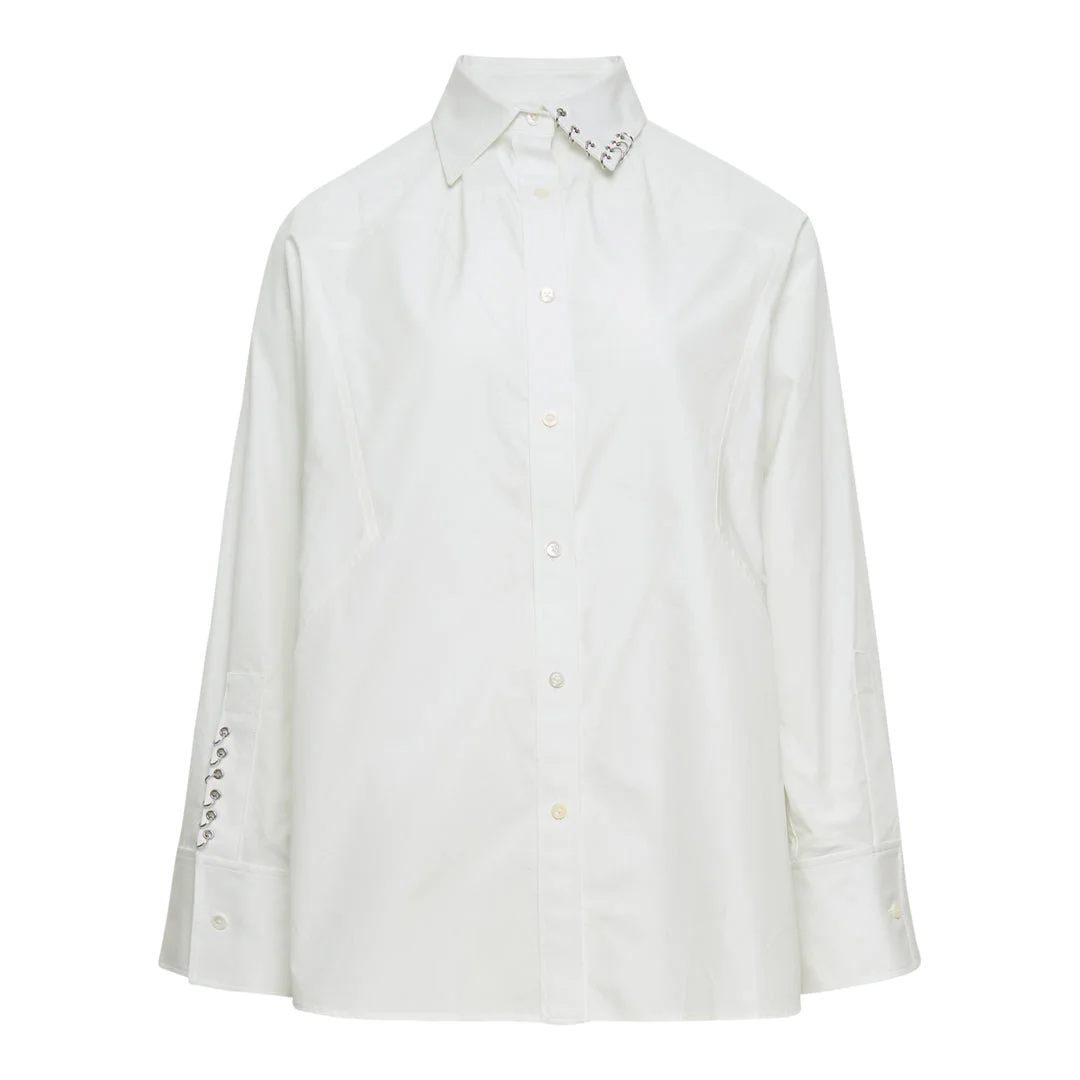 Embellished Oversized Shirt - 1