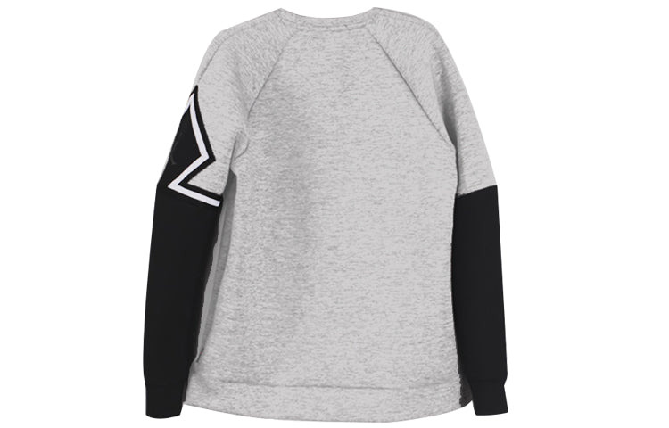 Air Jordan Men's O Neck Long Sleeve Sweatshirt Grey 'Gray Black' 939945-091 - 2