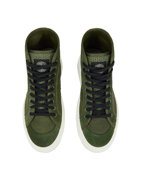 S0440 LEATHER SHOES OLIVE GREEN - 3