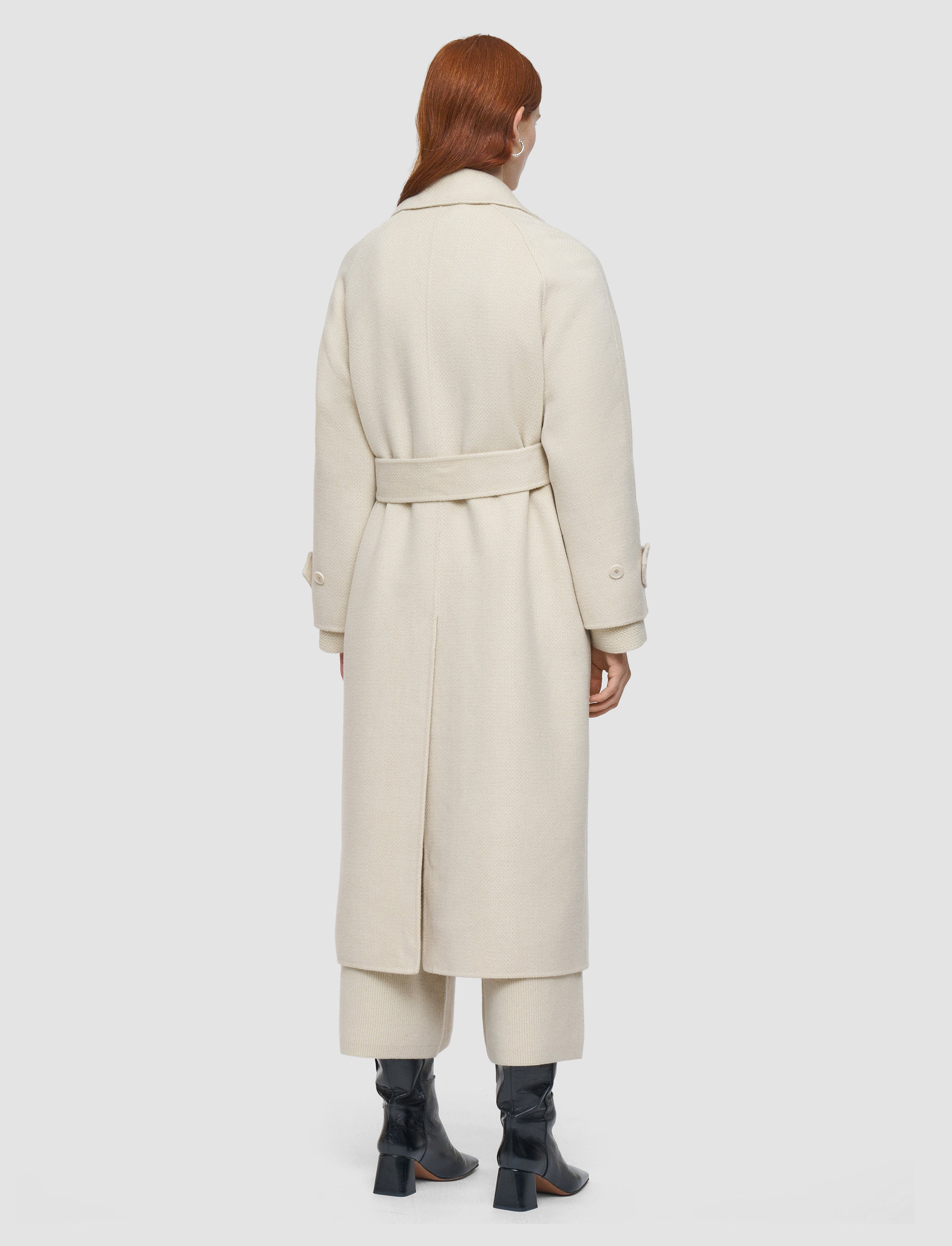Navarre Linear Double Face Wool Coat - 3