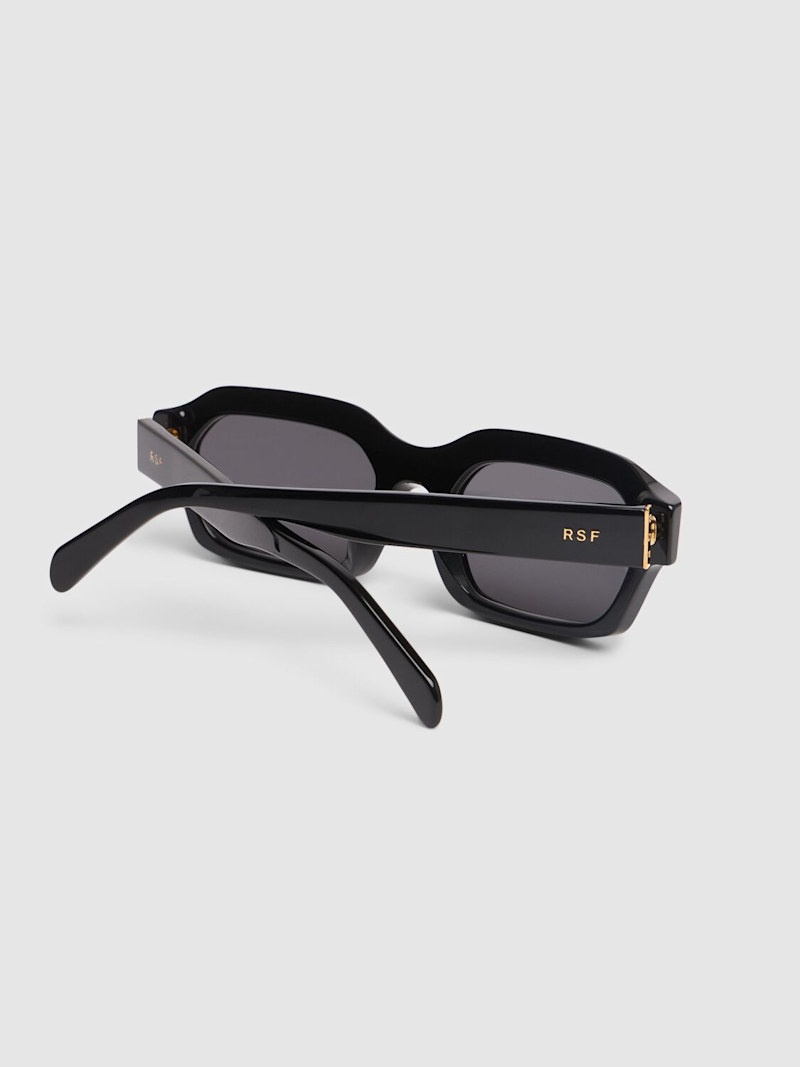 Boletus squared black acetate sunglasses - 5