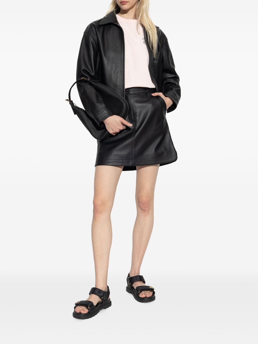 leather skirt - 2