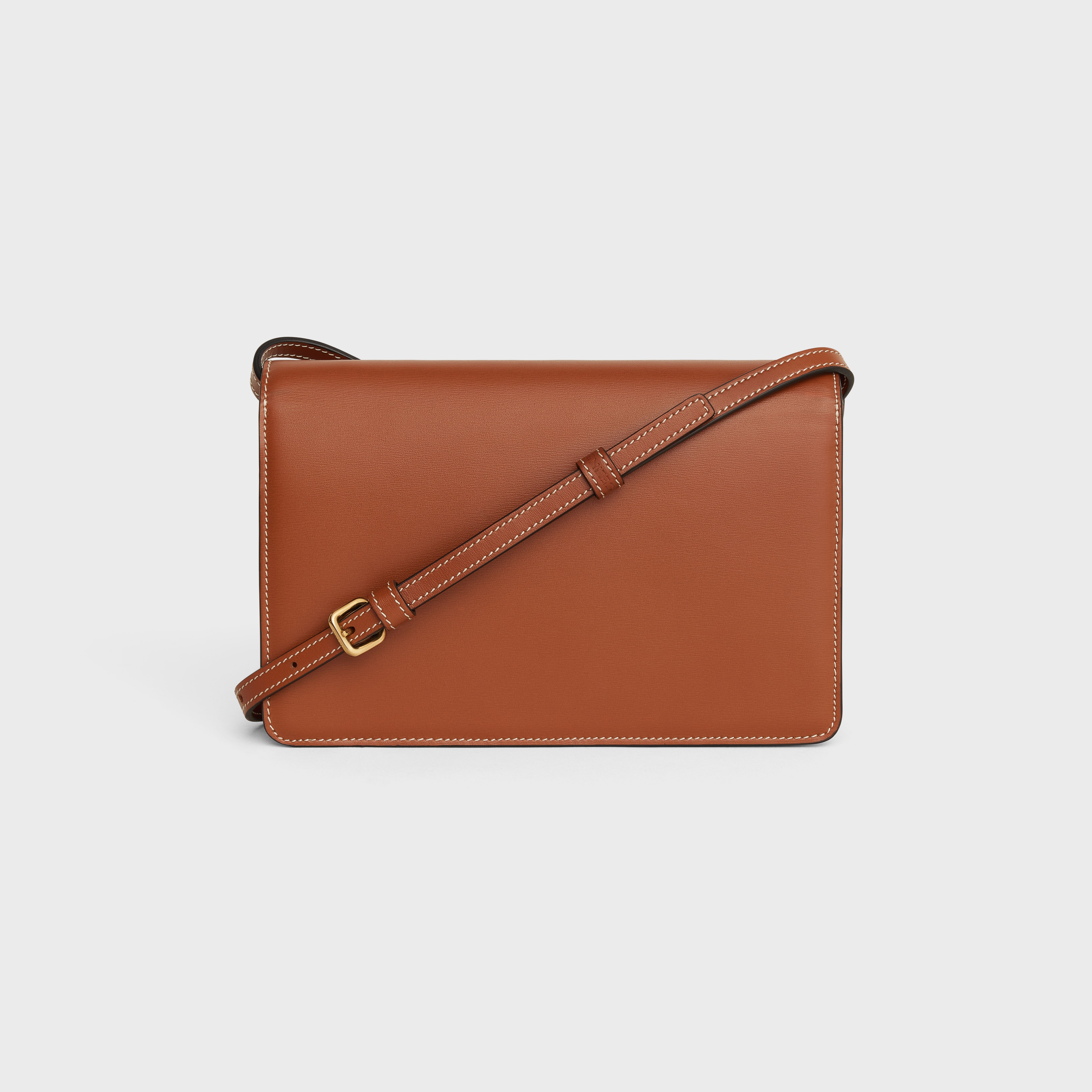 WALLET ON STRAP CUIR TRIOMPHE in Shiny calfskin - 3