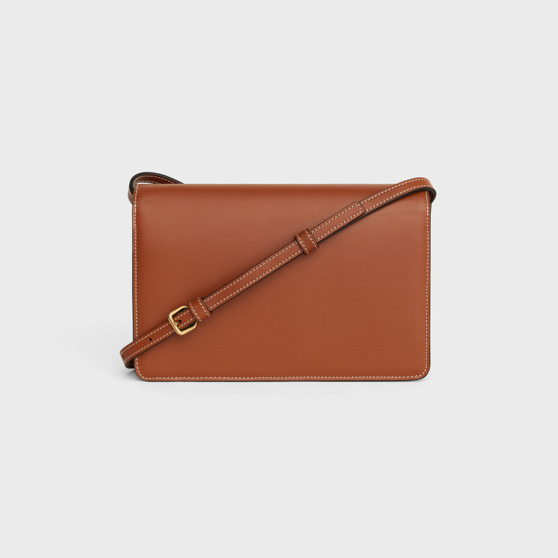 WALLET ON STRAP CUIR TRIOMPHE in Shiny calfskin 3