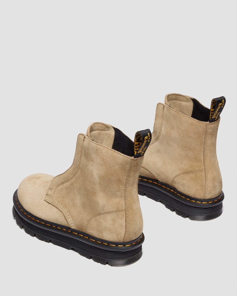 ZEBZAG LACELESS Slip On Suede Boots 6