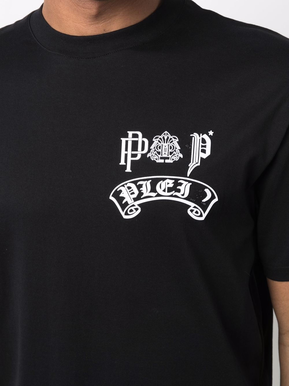 Gothic Plein logo-print T-shirt - 6