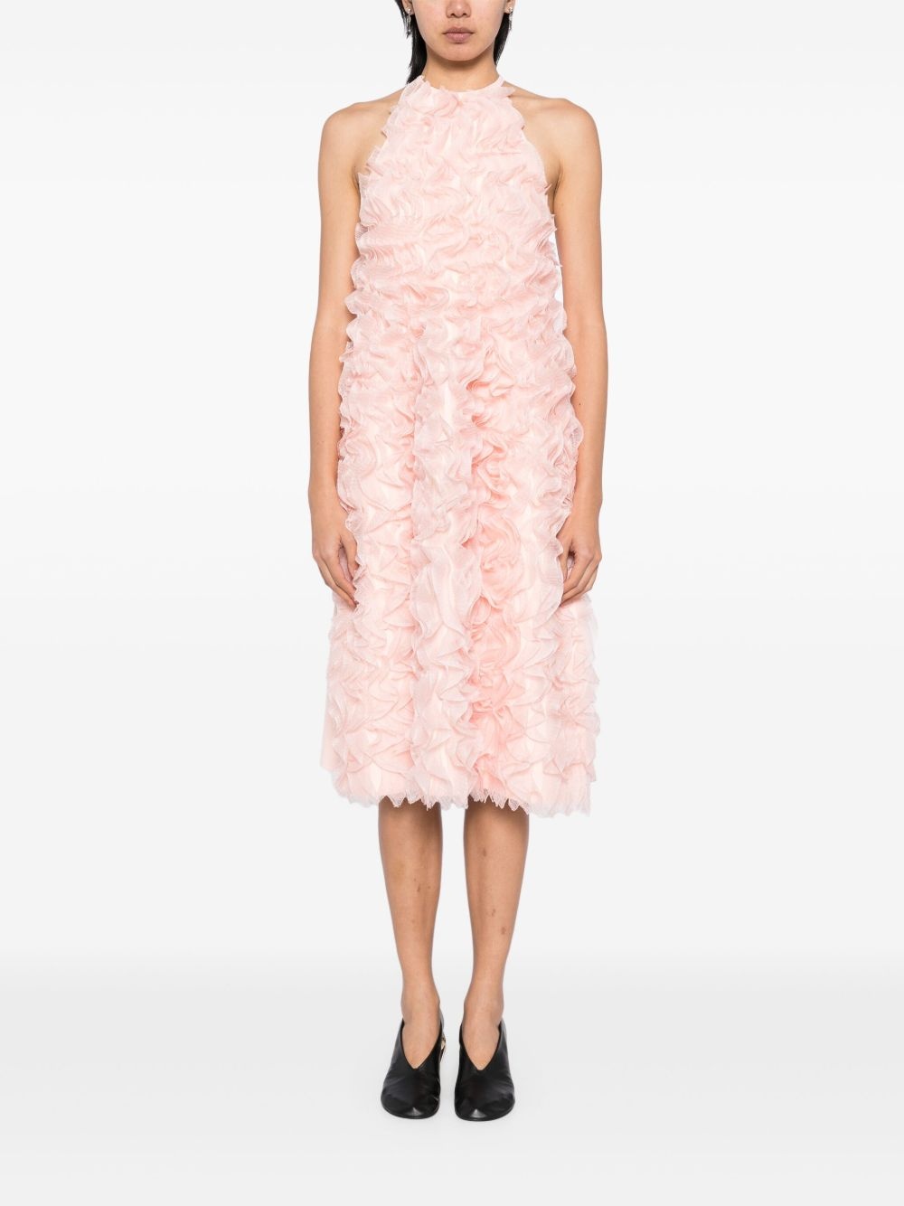 ruffle sleeveless dress - 2