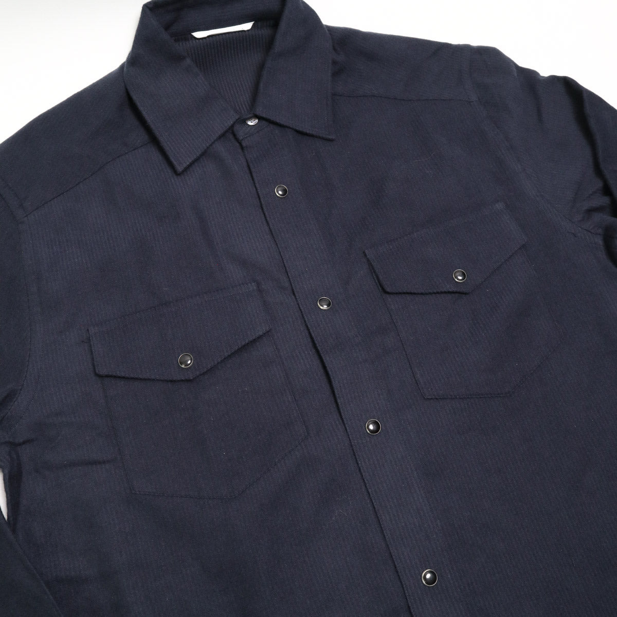 Snap Western Shirt Midnight Shadow Stripe - 4