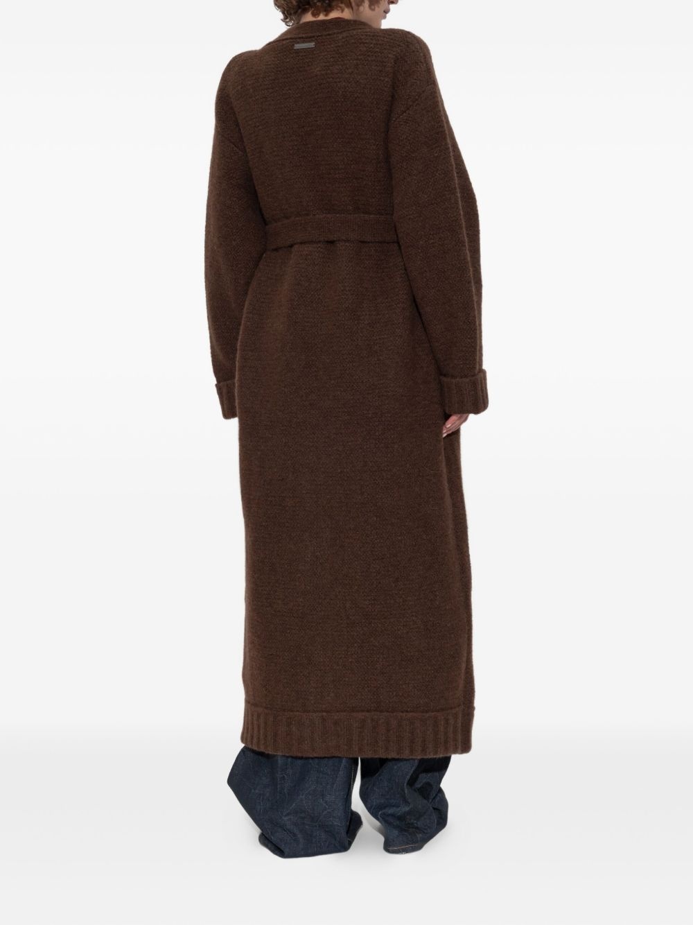 belted cardi-coat - 4