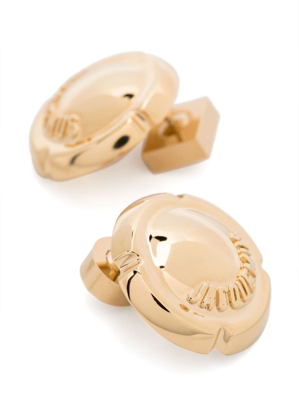 Les Festiva gold-plated stud earrings - 3