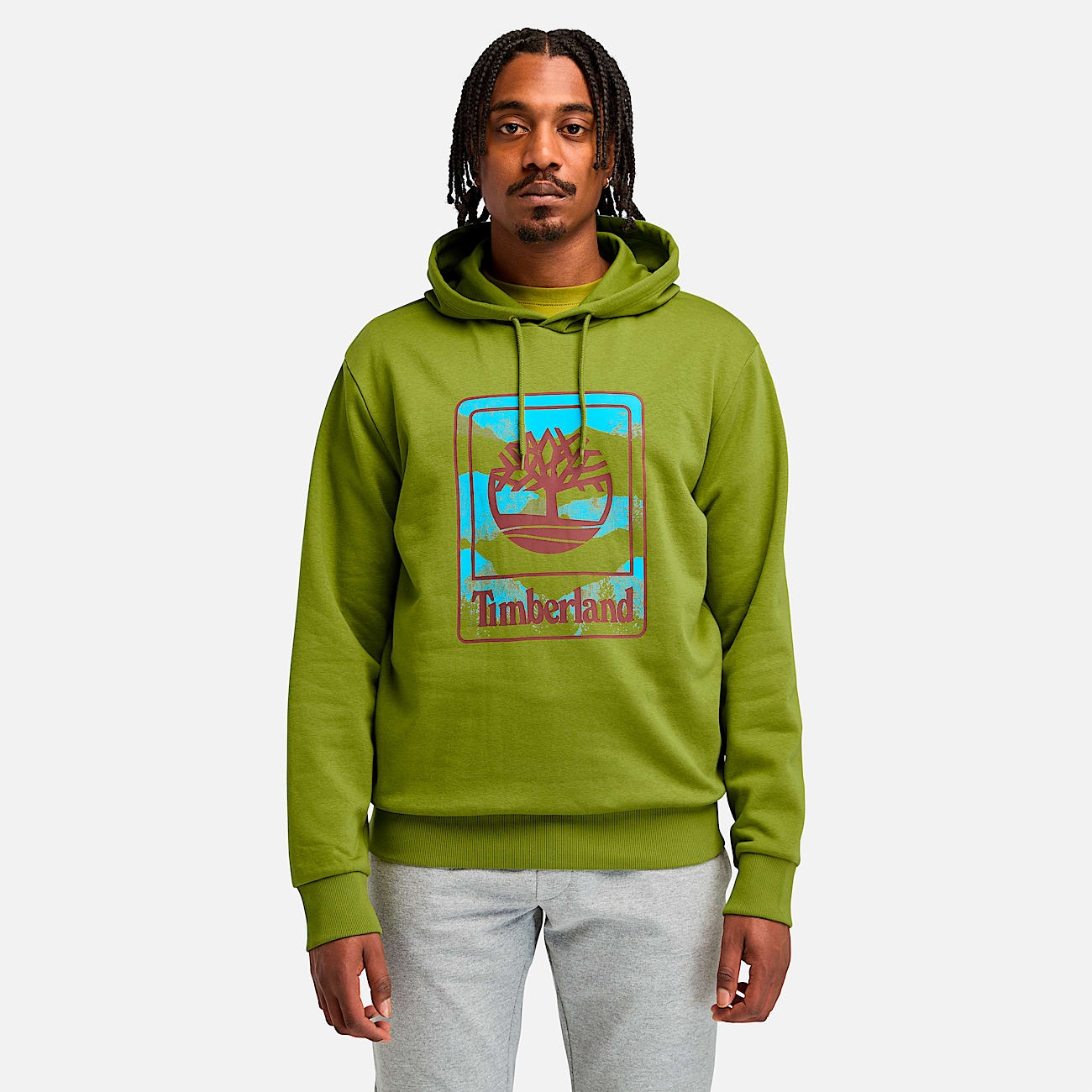 Men's Outdoor Graphic Brushback Hoodie - 2