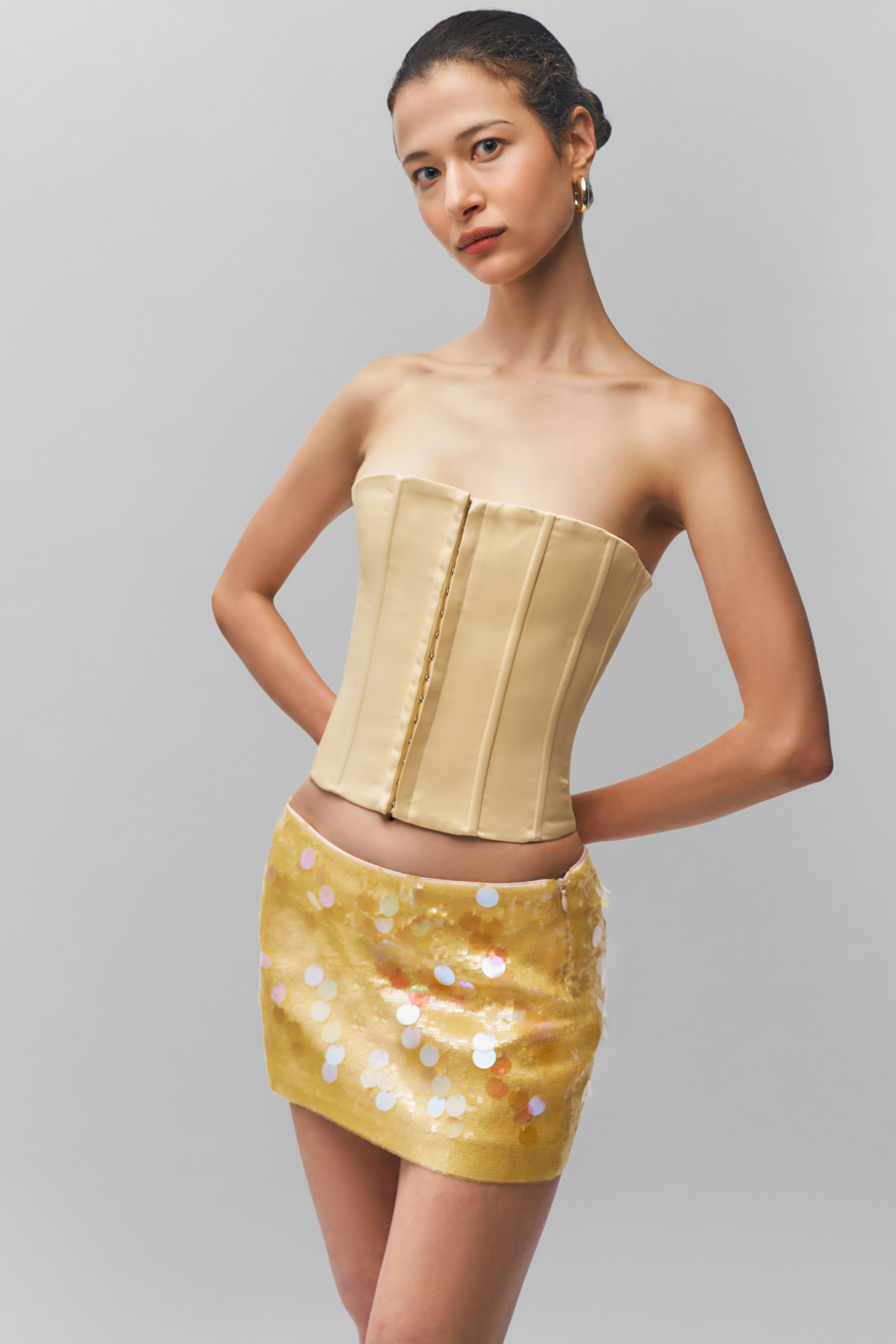 SATIN CORSET - 5