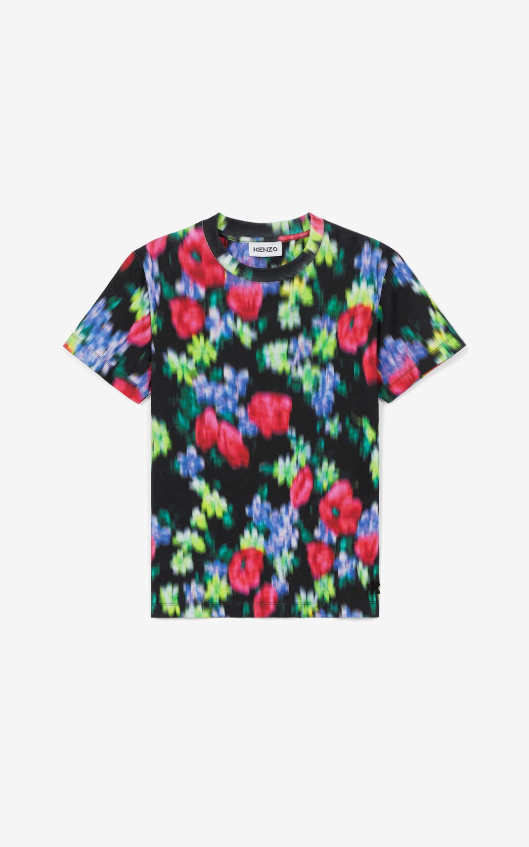 'Blurred Flowers' loose T-shirt - 1