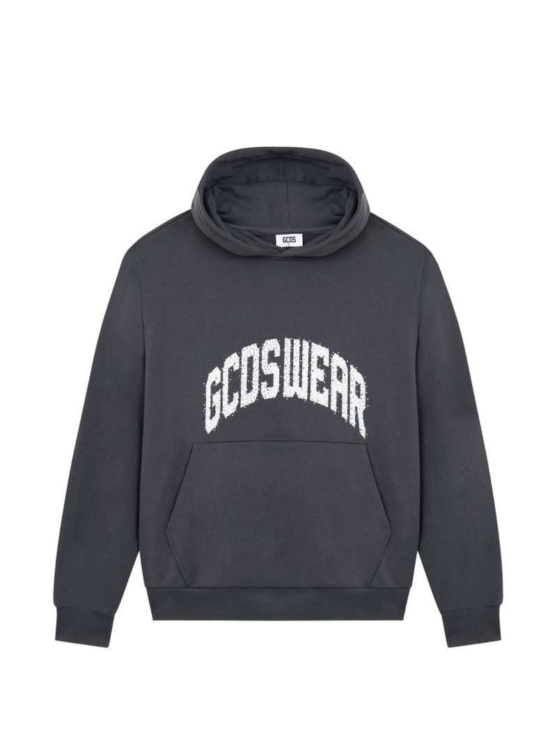 rhinestones-embellished hoodie 1