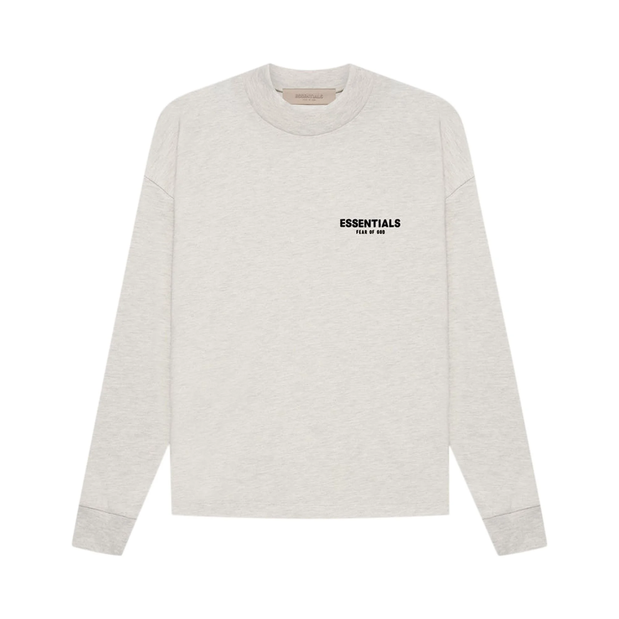 Fear of God Essentials Long-Sleeve Tee 'Light Oatmeal' - 1