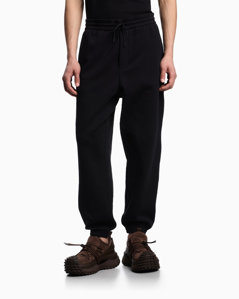 EMPORIO ARMANI DOUBLE JERSEY DRAWSTRING JOGGERS outlook