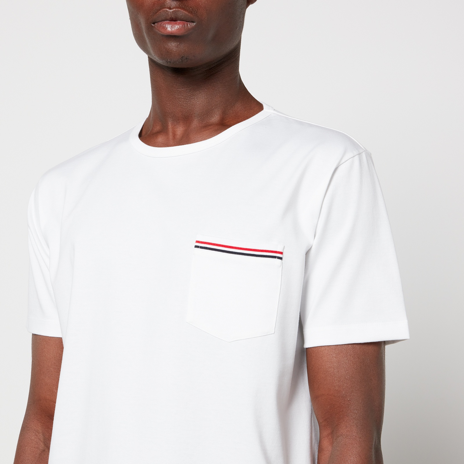 Thom Browne Men's Pocket T-Shirt - White - 4