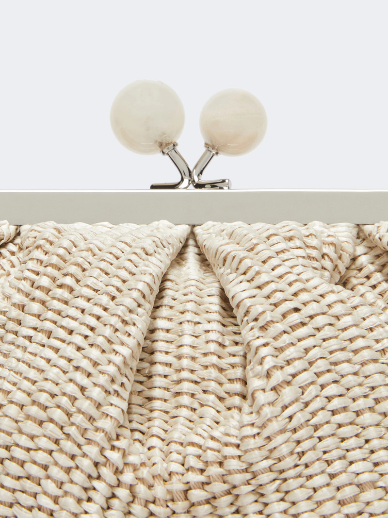 PALMAS Small raffia-effect Pasticcino Bag - TURTLEDOVE 5
